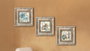 Wallity Huhu319 Cuadro Decorativo en MDF de 30 x 30 cm (3 Piezas)